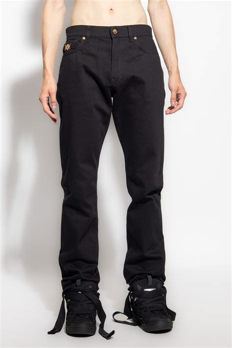 versace mens straight leg jeans|Versace Jeans men's sale.